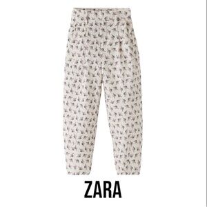 ZARA floral pants